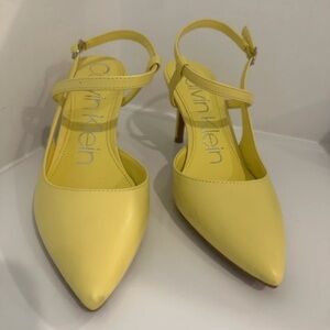 Calvin Klein Yellow Women's Heels